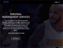 Tablet Screenshot of cornerstonemgmt.net